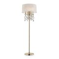 Ore Furniture Ore Furniture K-5155F 63 in. Aurora Barocco Shade Crystal Gold Floor Lamp K-5155F